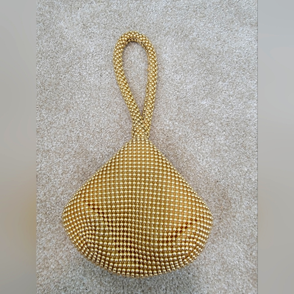 Gold Evening Triagle Purse
